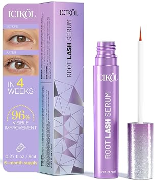 Eyelash Growth Serum, Advanced Lash Enhancing Treatment - Peptide & Vitamin Formula for Longger, Thicker er Looking Lashes, Vegan & Cruelty - Free for Sensitive Eyes, 8mL/ 0.27 fl oz