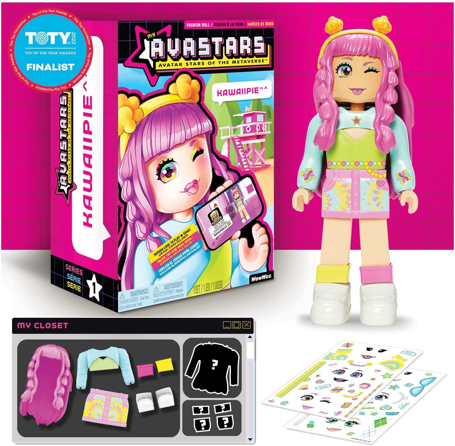 KawaiiPie^^ – 11" Fashion Doll with Extra Outfit – Personalize 100+ Looks