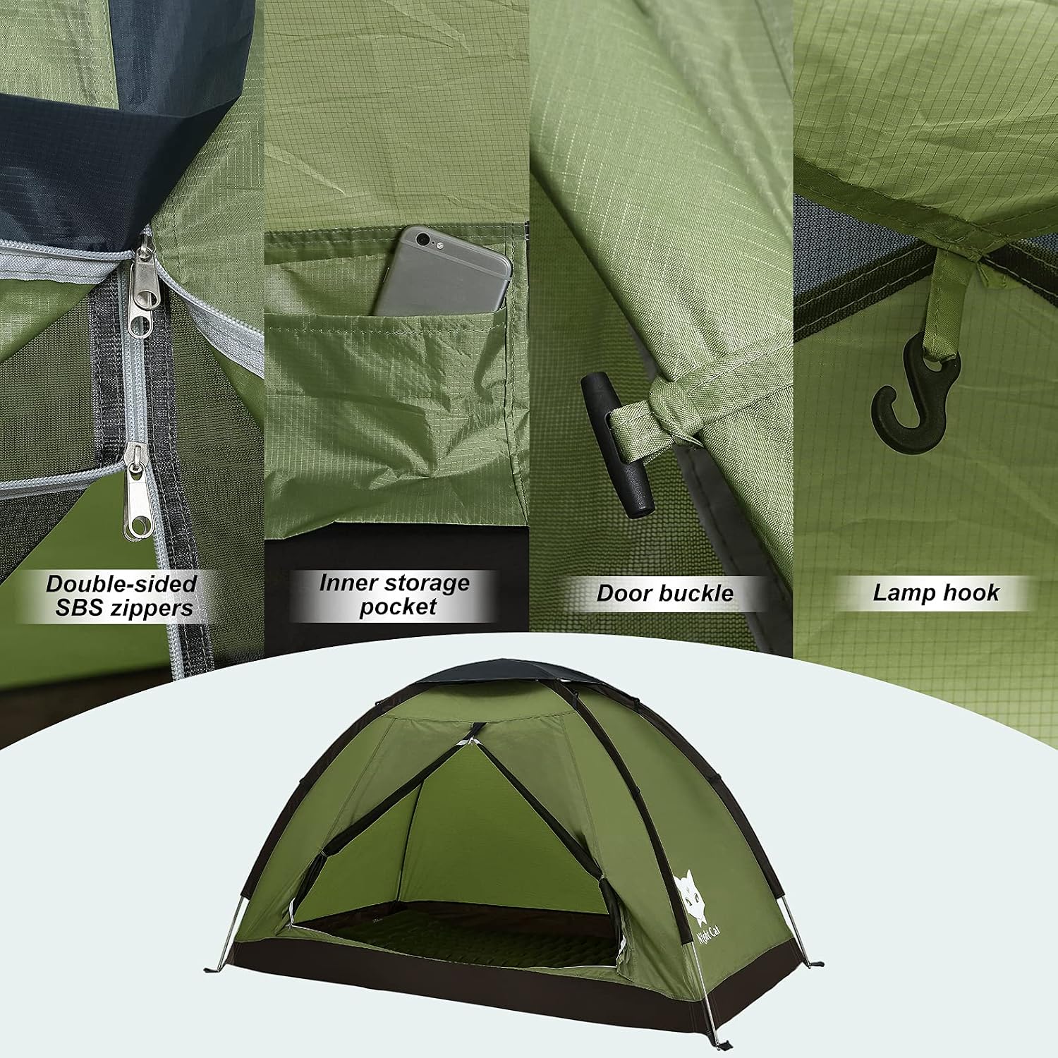 Buy Night Cat Camping Tent for 1 2 