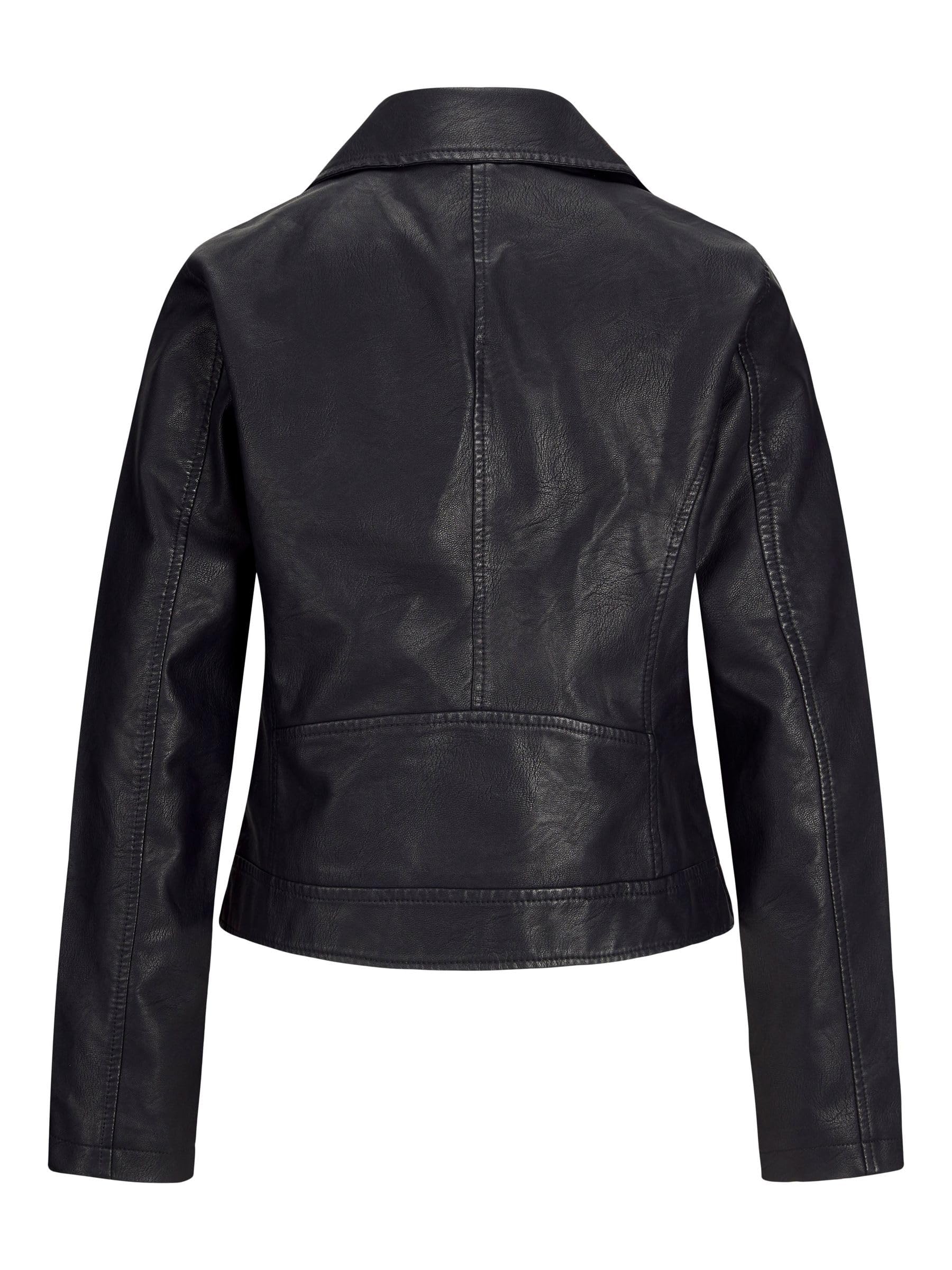 JACK & JONES Leather Look Biker Jacket JXGAIL Leather Look Biker Jacket