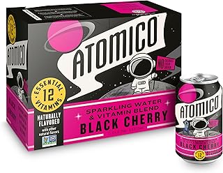 ATOMICO Sparkling Vitamin Water. New version coming March 15 2026