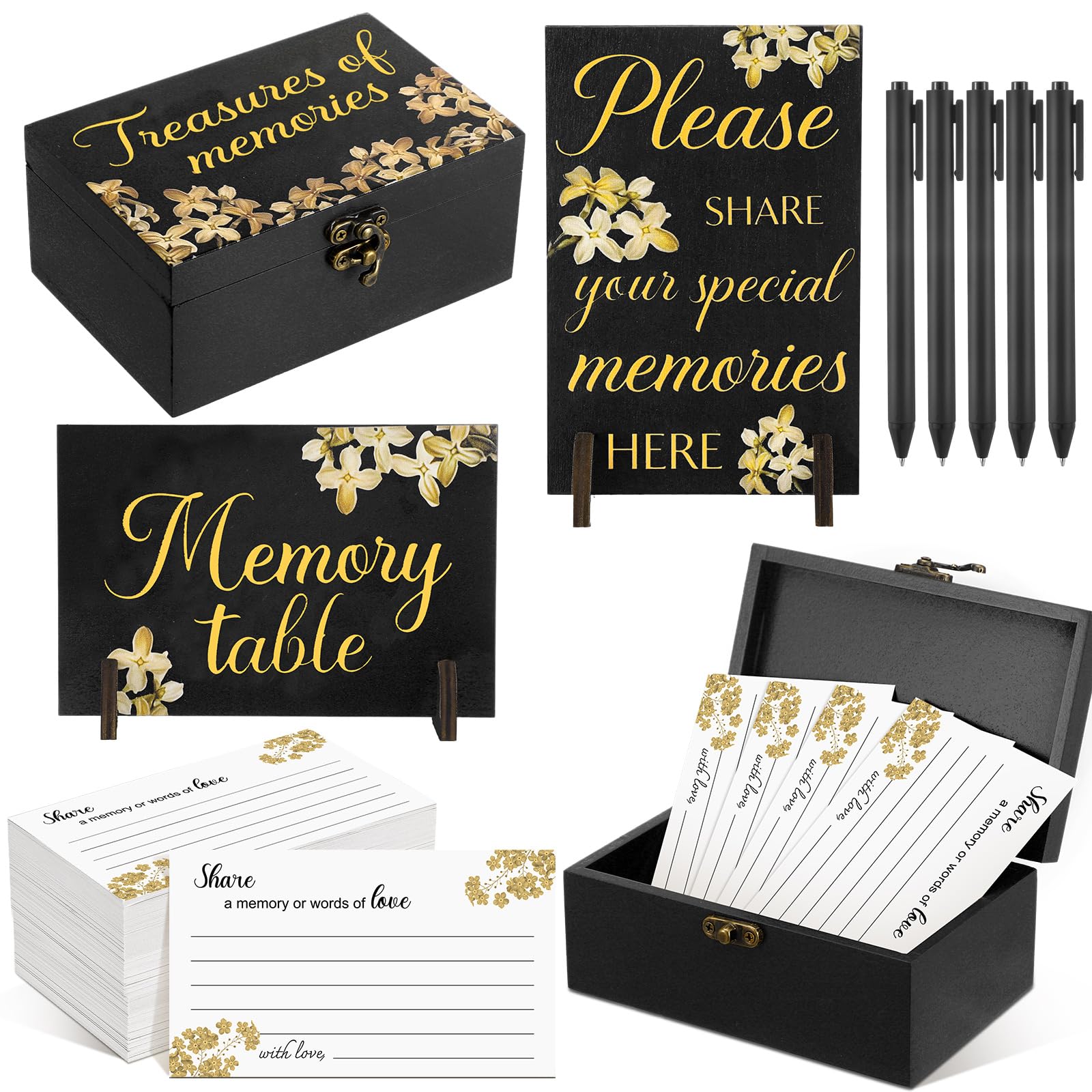 Gilprop 112 Pcs Share a Memory Cards for Celebration of Life