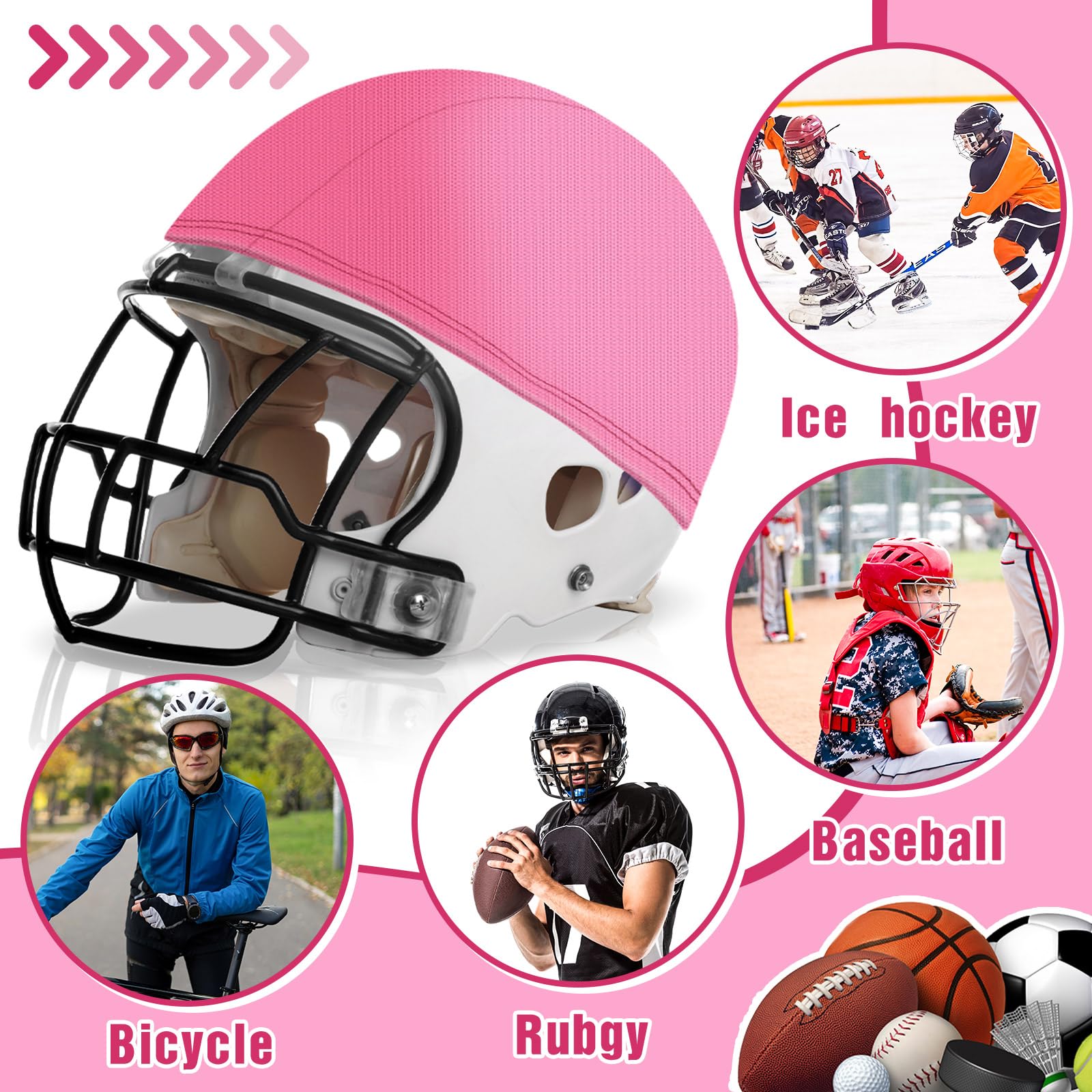 Helmet Cover Football 12-Pack Football Helmet Covers - Bright Practice  Scrimmage Caps For Sports Training Ugly Stik