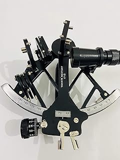 Malla INC. Nautical Aluminium 9" Sextant - Working Sextant - Marine Navigtional Sextant - Black Powder Coated Beautiful Sextant