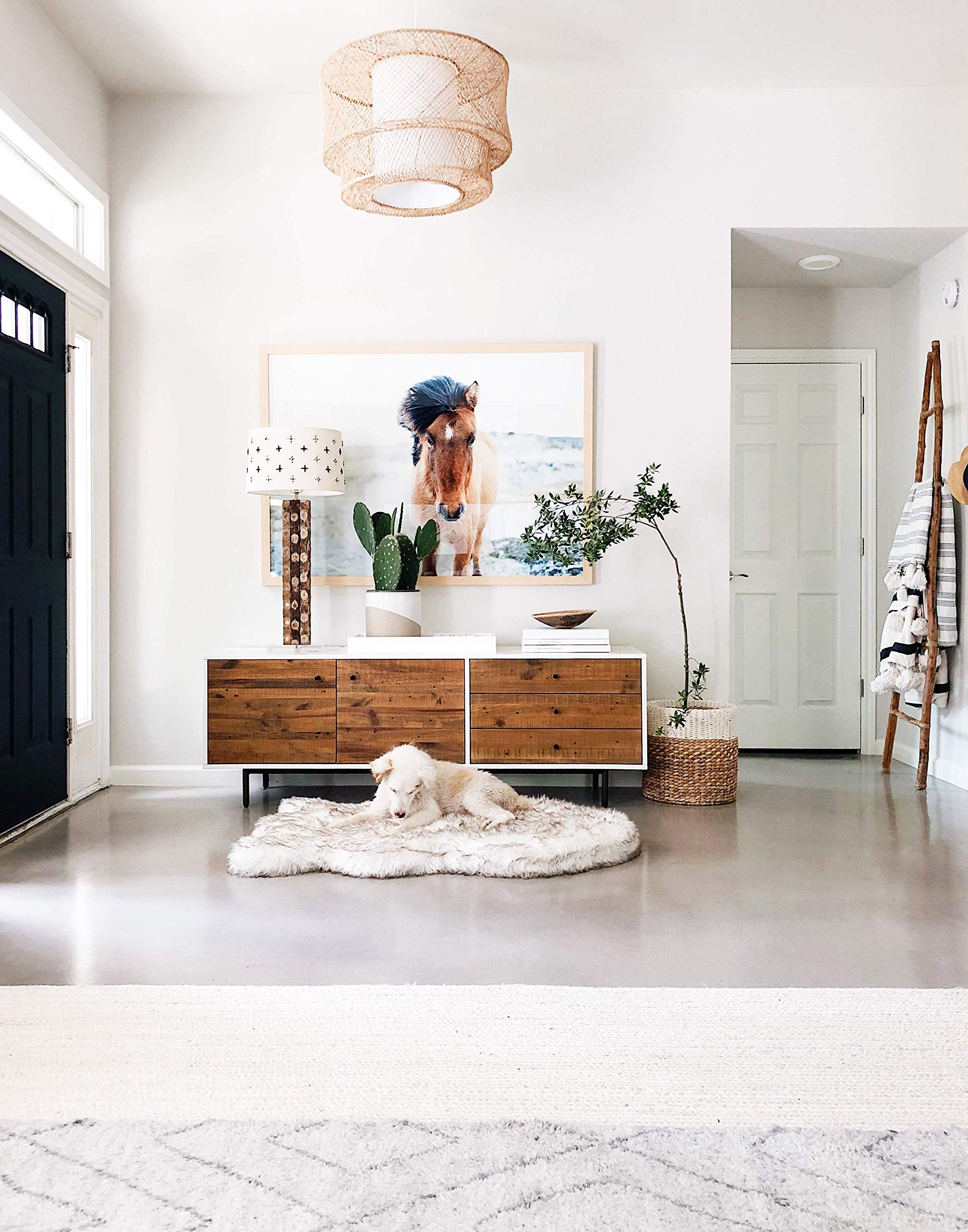 puprug faux fur memory foam orthopedic bed