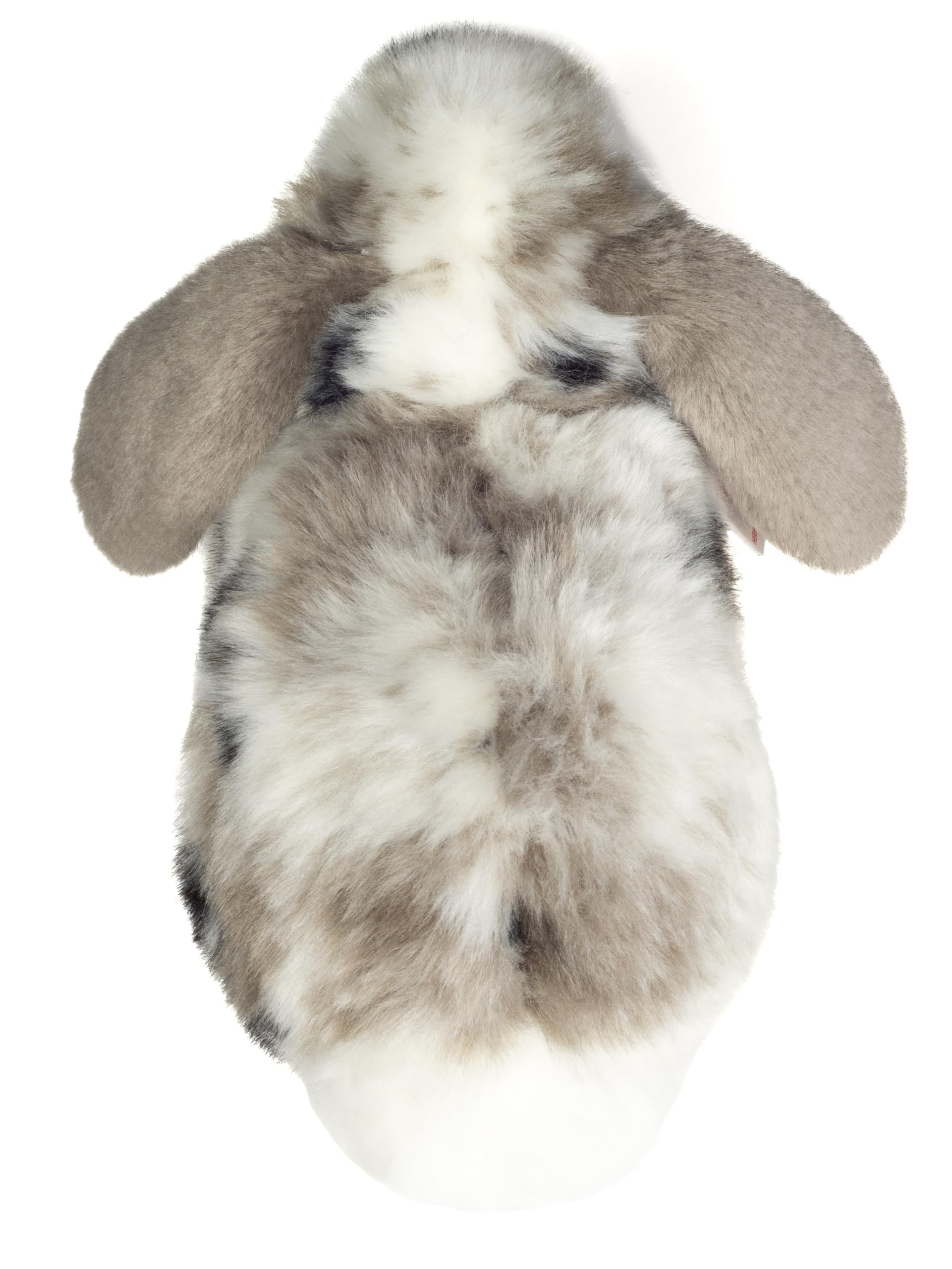 Teddy Hermann 93733 królik baran szarobiały 23 cm, przytulanka z idealną zawartością recyklingu (wypełnienie)