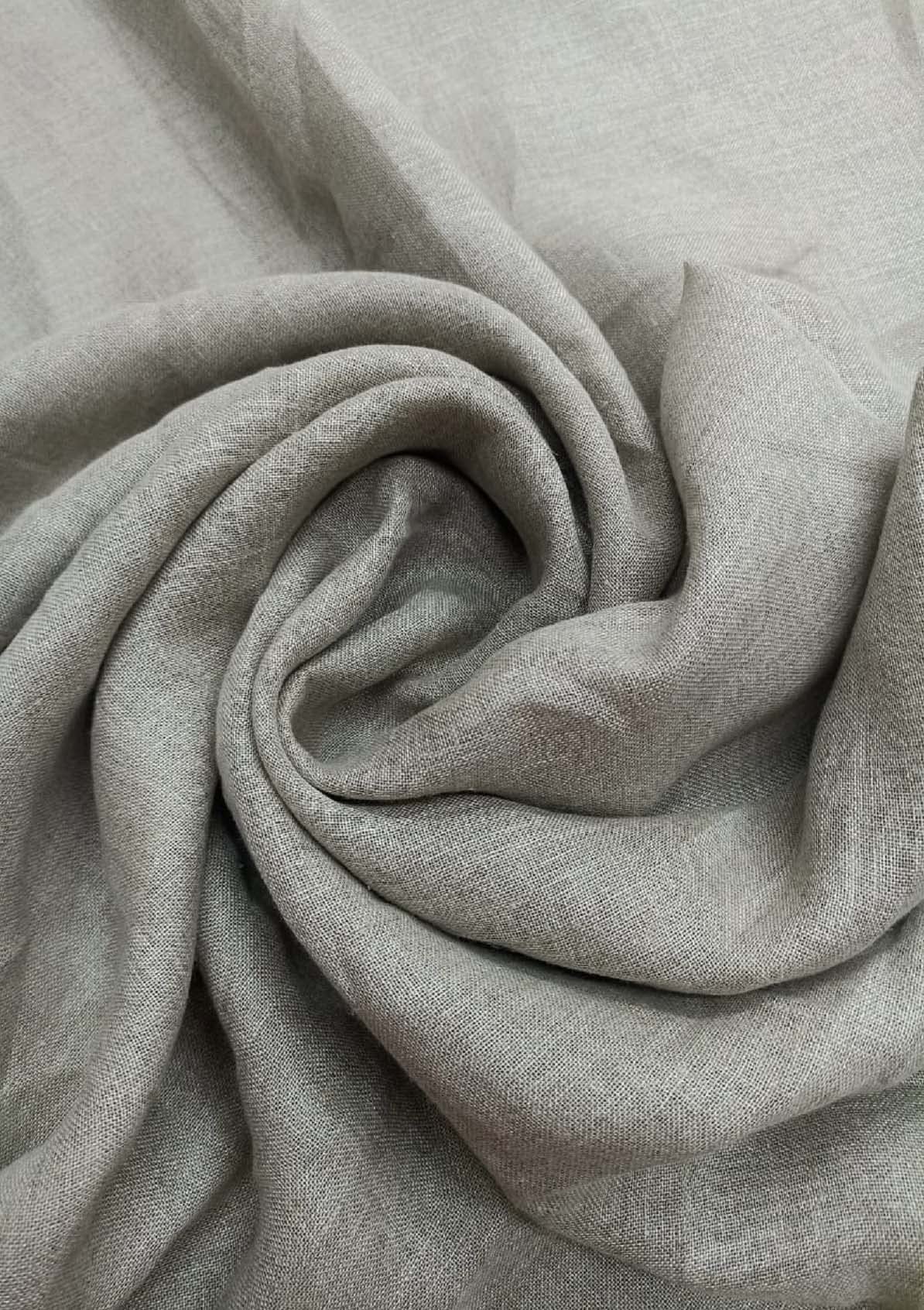 SRP Craft Pure Linen Natural Color Fabric For Dresses, Curtains, Linen napkins, Tea towels, Dishtowels, Tablecloths, Bed linen and Linen fabrics are Durable and Breathable, Soft & Smooth - (Width 58 inches) - 5 Meter