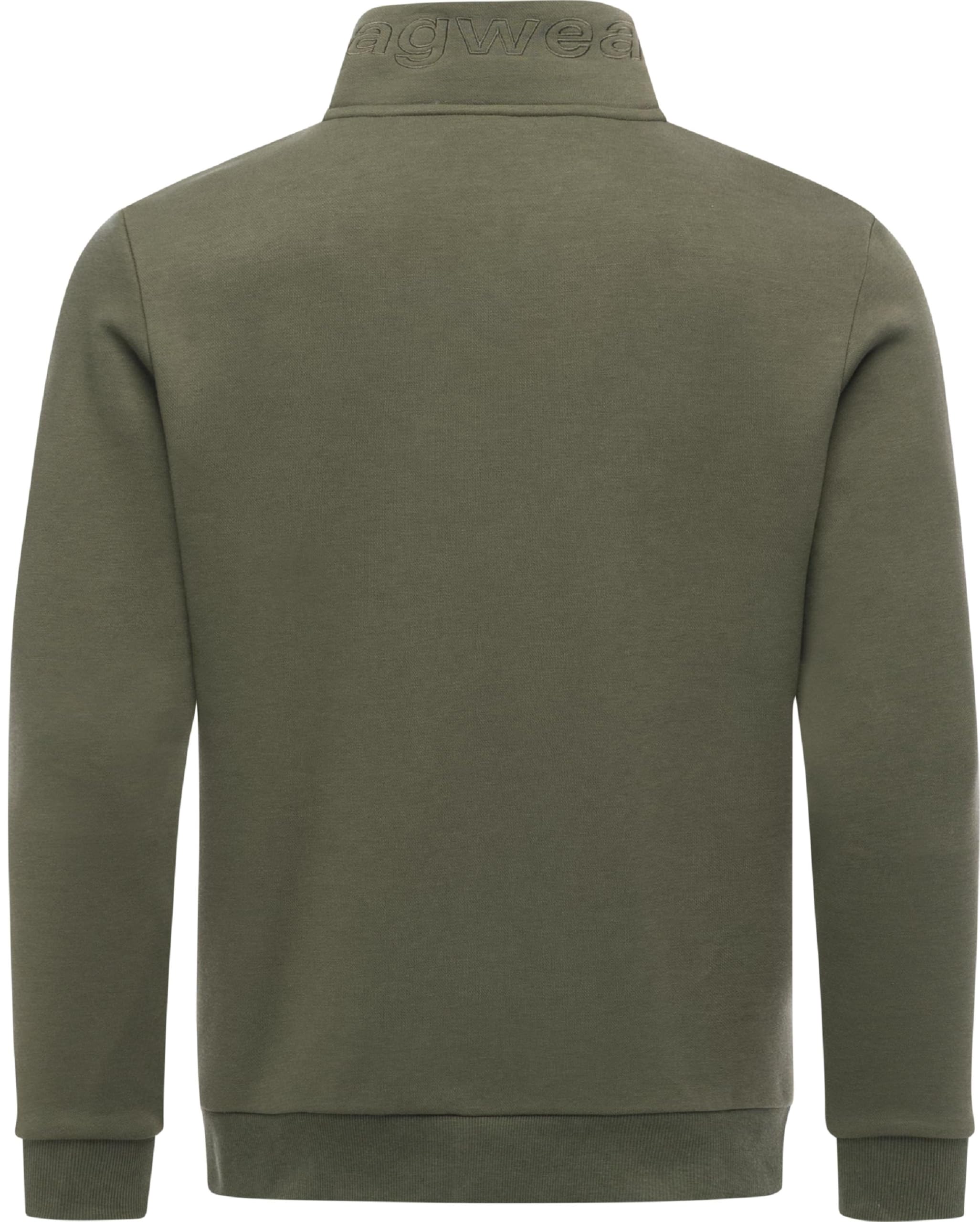 Ragwear Herren Sweatjacke Leichter Pullover Hoodie mit hohem Kragen Jettrys S-XXL