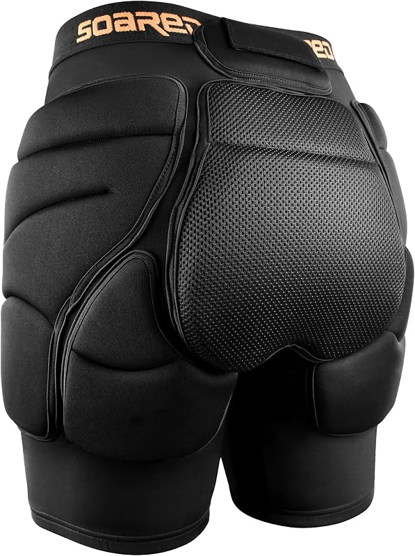 3D Protection Hip Butt Pads XPE Protective Paded Short | Tailbone Protective, Impact Crash Pad for Skiing Snowboard Skateboard