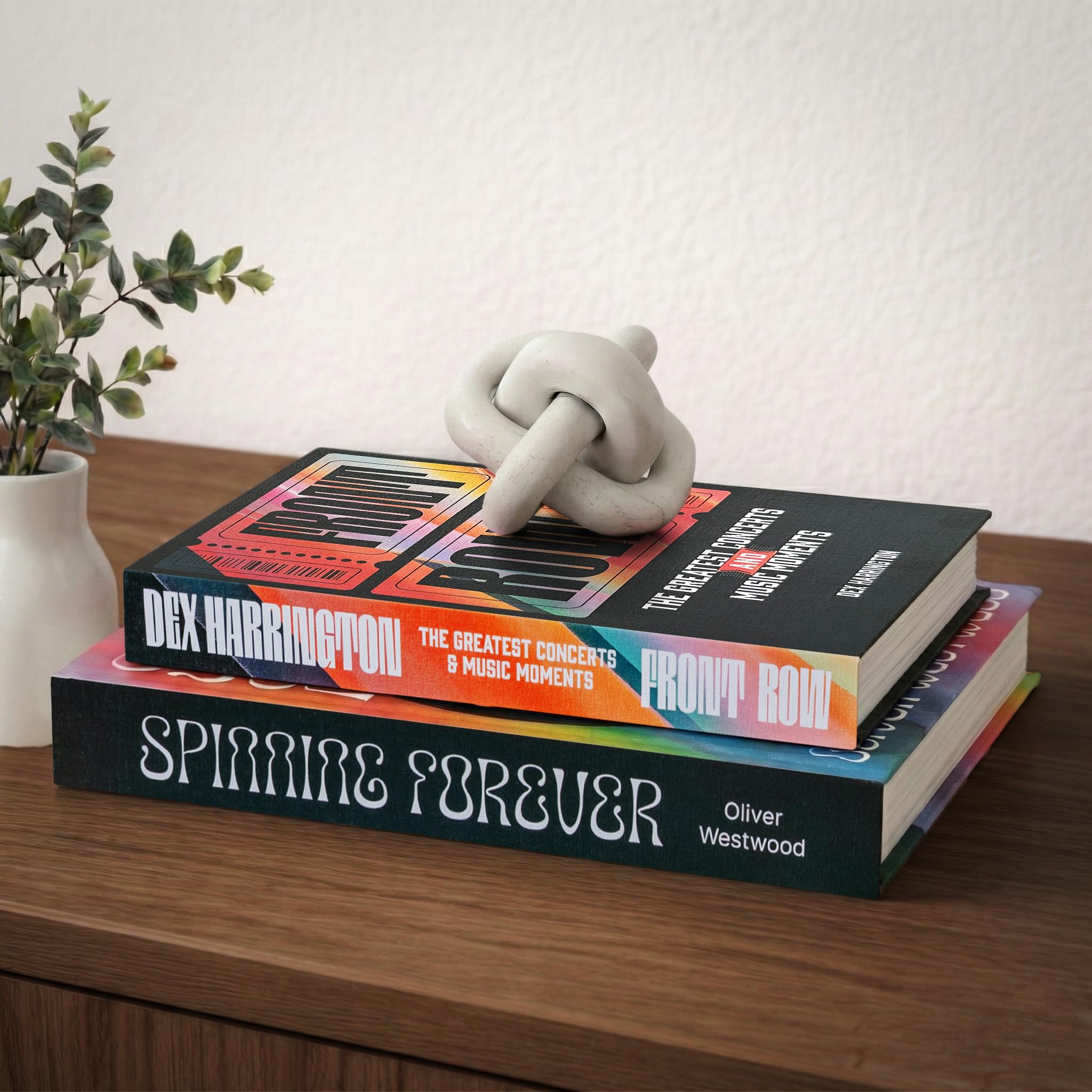 MESMOS Decorative Books for Shelves, Coffee Table Decor Faux Books for Decoration, Works as a Hidden Storage Box, Magnetic Closure, Linen Texture, Packaged in another Aesthetic Fake Book