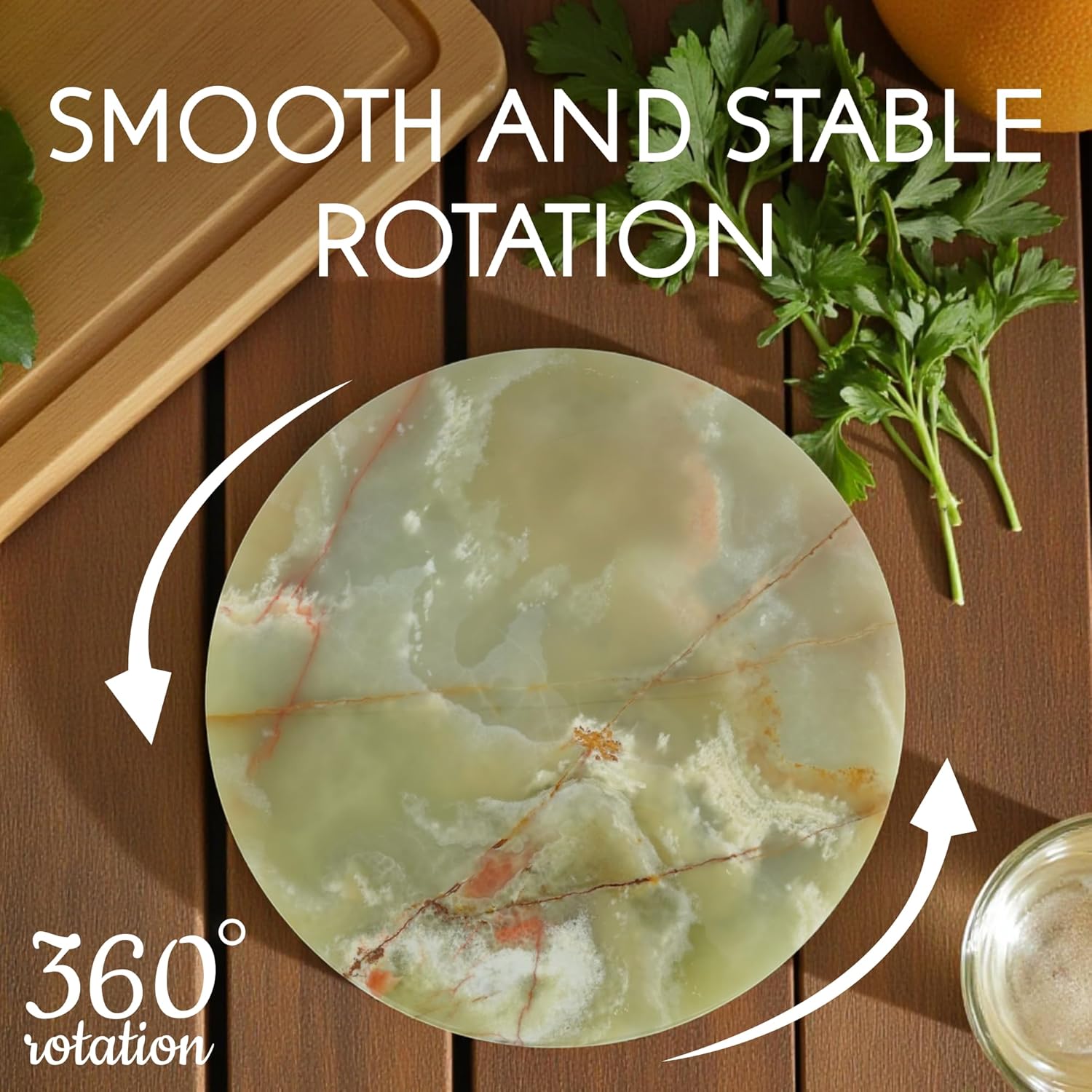 Lazy Susan Rotating Tray (Green)