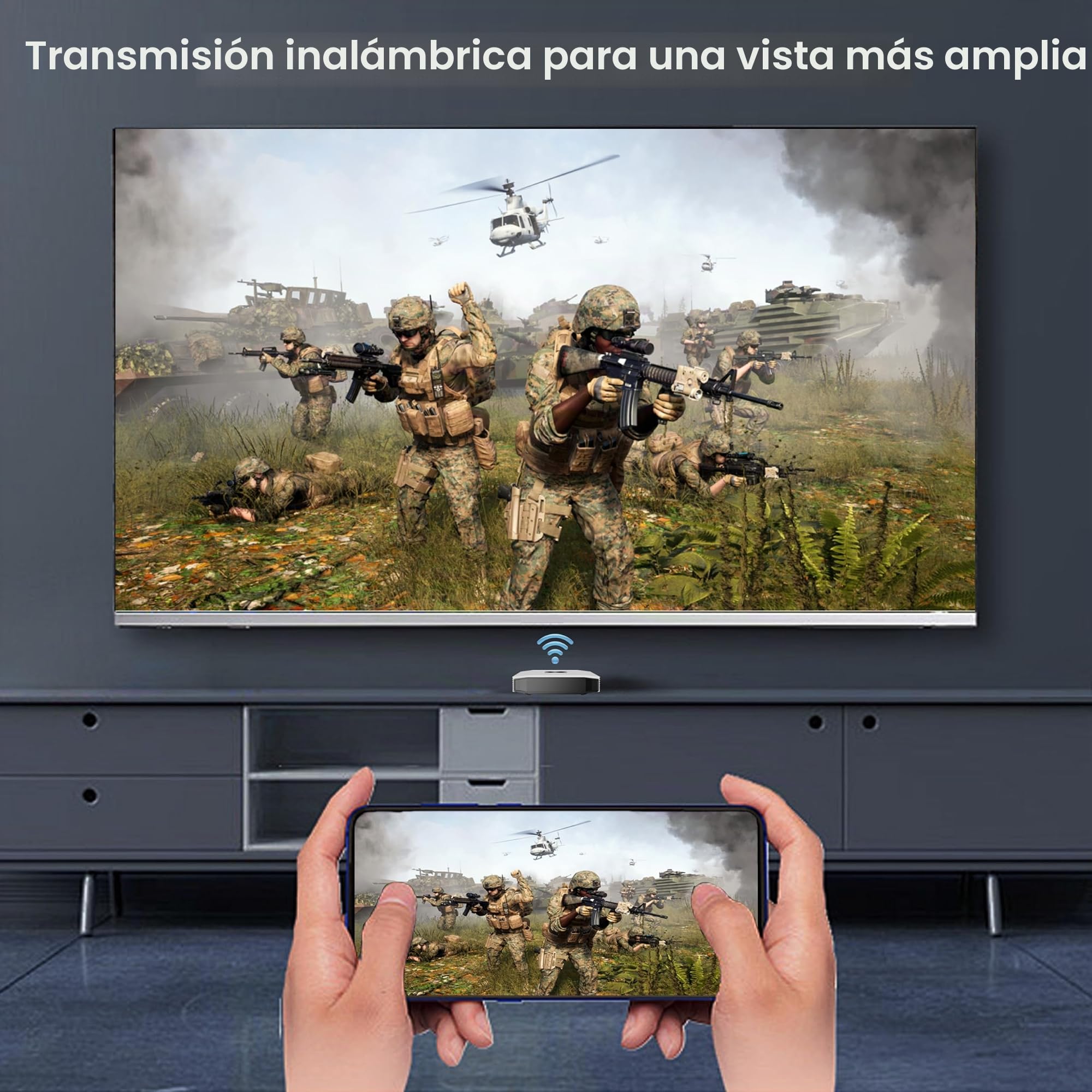 TV Box Android 4K Ultra HD, 4GB RAM 32GB ROM, WiFi 6 BT 5.0 | HDMI 2.0 y puerto USB 2.0, carcasa compacta para transmisión y entretenimiento