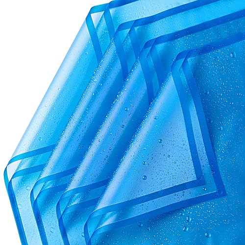 Miniatura 10 de Jutieuo 20 hojas de papel de regalo de flores, suministros de ramo floral, envolturas de papel de flores impermeables con cintas, 22.8 x 22.8