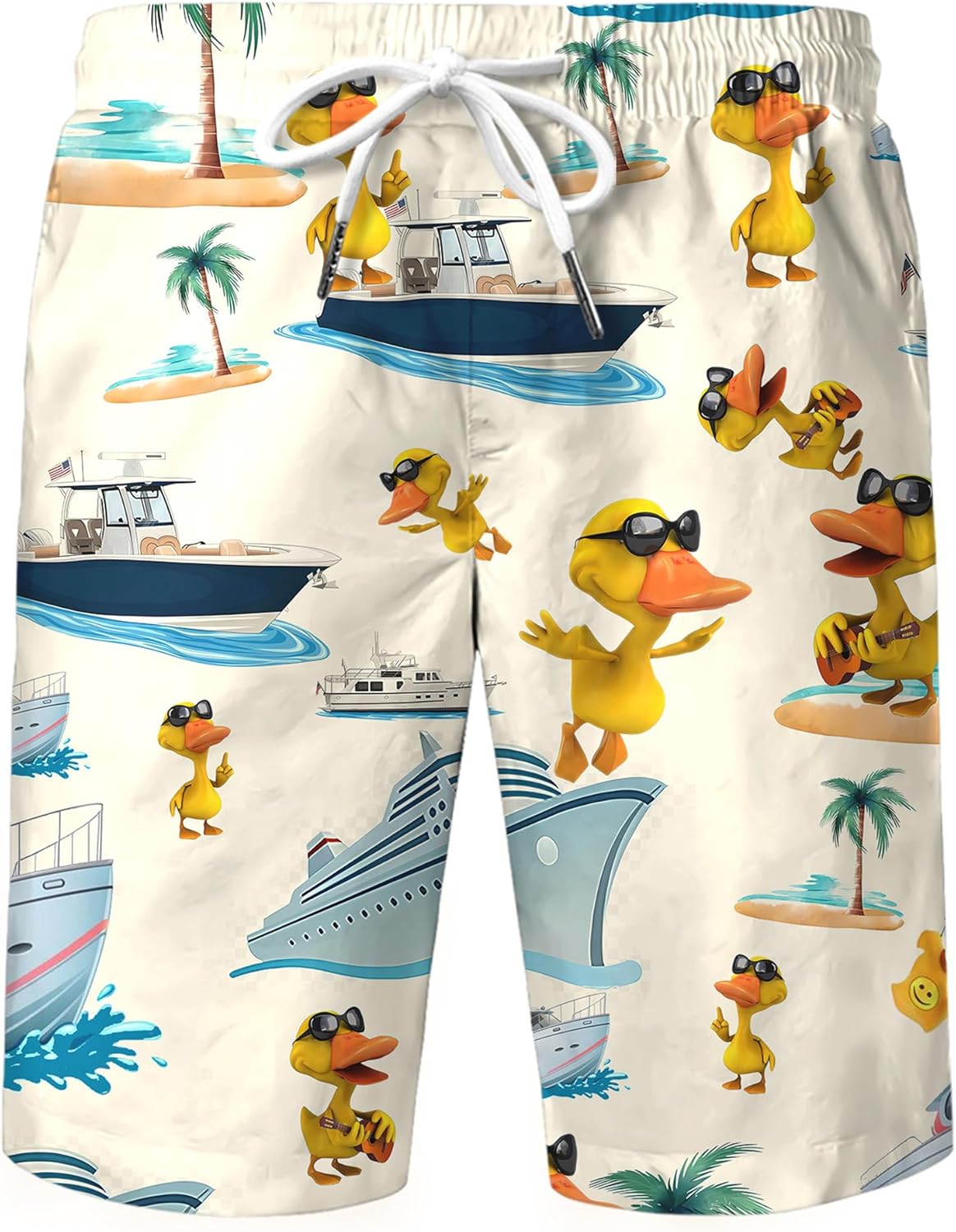 Western Cowboy Hawaiian Shirts and Shorts Set for Men - Funny 1-S - Image 4