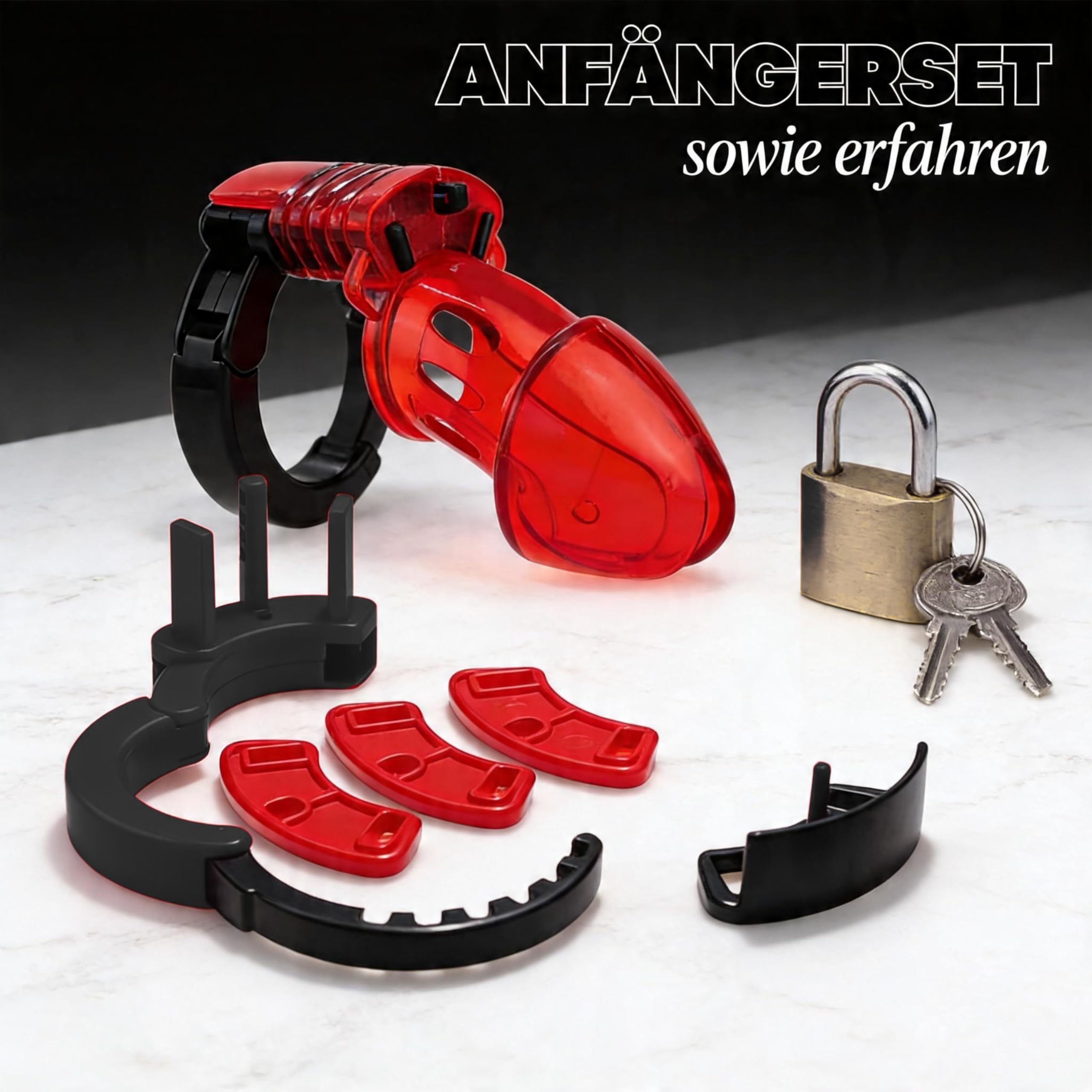 Peniskäfig Keuschheitskäfig herren extrem 7cm Cockring ⌀3-5,2cm Chastity cage männer Keuschheitsgürtel für herren Penis käfig Cock cage Chastity cage male Peniskäfig klein Cockcage FOPS N22-3