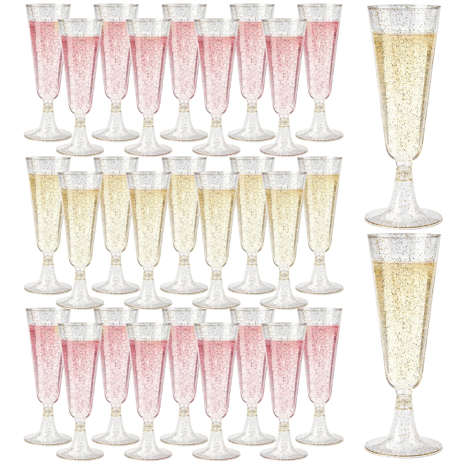 Disposable Champagne Flutes - 40 Pack -14