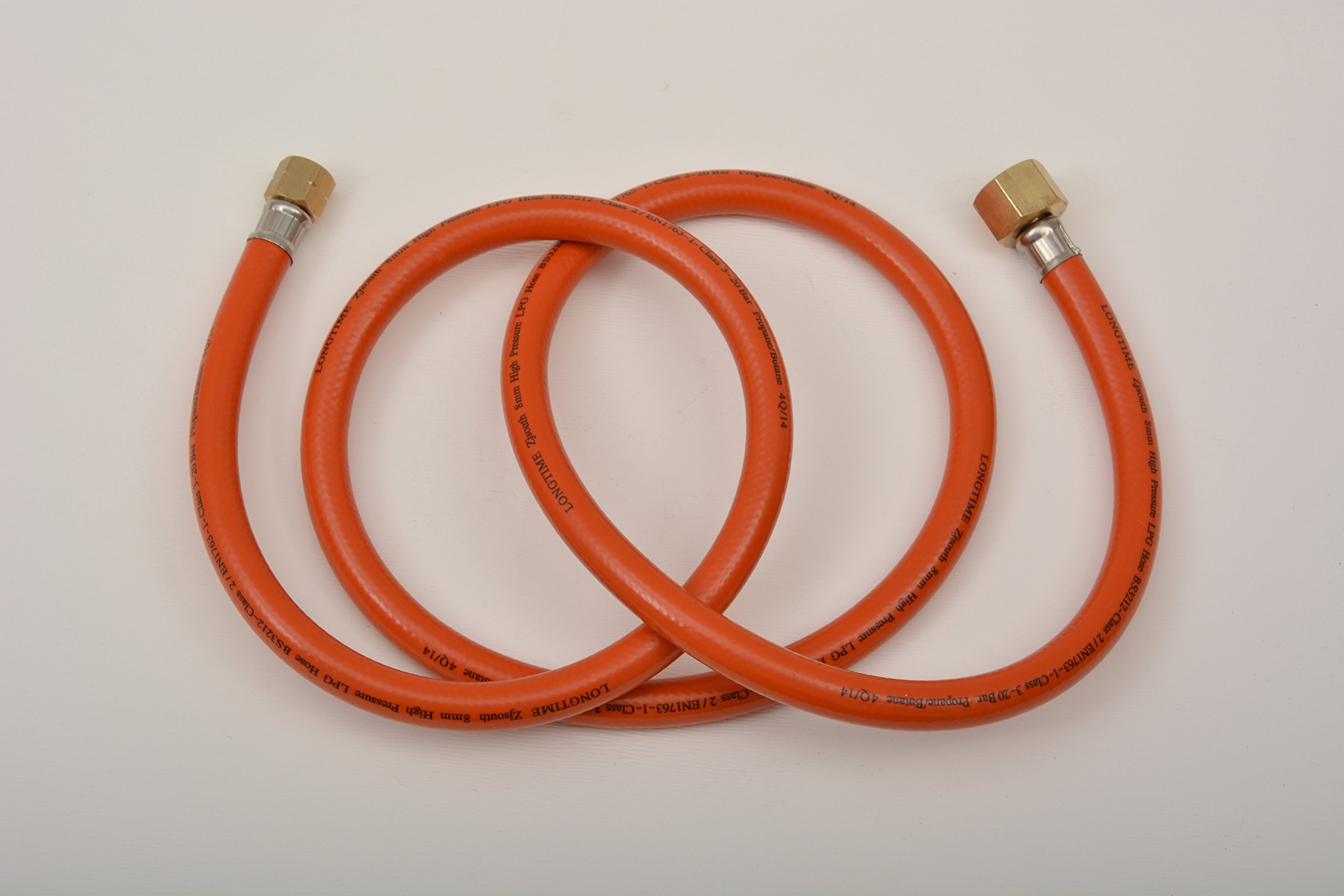Tuyau De Gaz Propane 150 Cm - Raccord 1/2 R X 1/4 Gauche Butane Propane