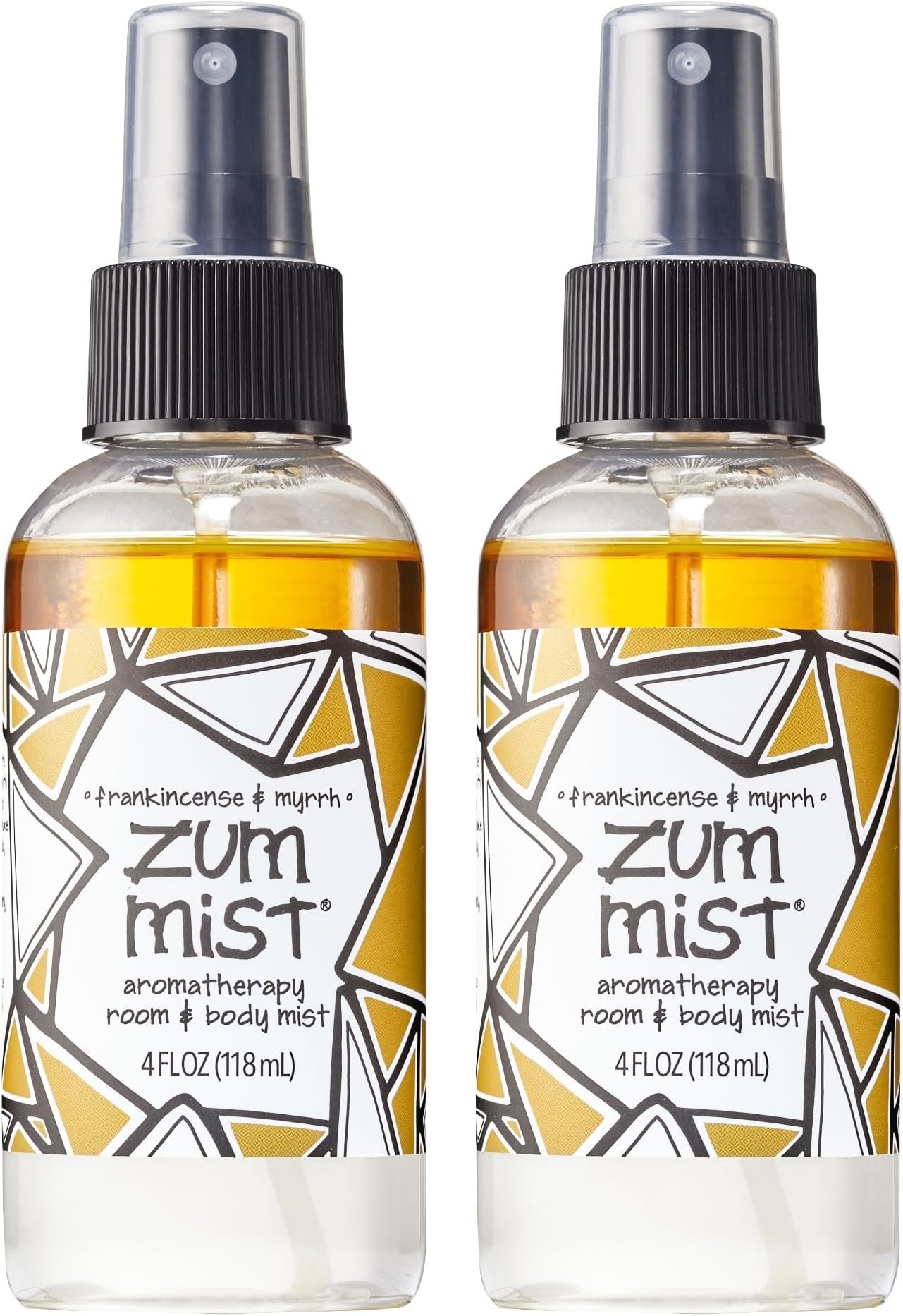 Indigo Wild Zum Mist Room and Body Spray - Frankincense and Myrrh - 4 fl oz (2 Pack)