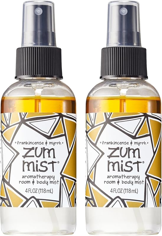 Indigo Wild Zum Mist Room and Body Spray - Frankincense and Myrrh - 4 fl oz (Pack of 2)