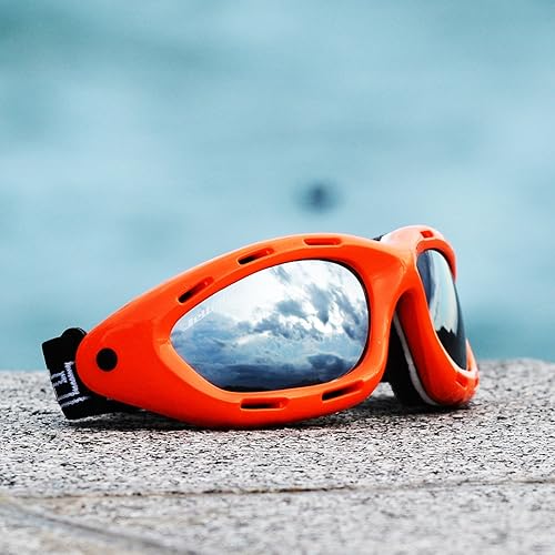 Miniatura 8 de Jettribe Gafas clásicas de marco flotante azul  Lente ventilada con tinte ahumado PWC Jetski Racing