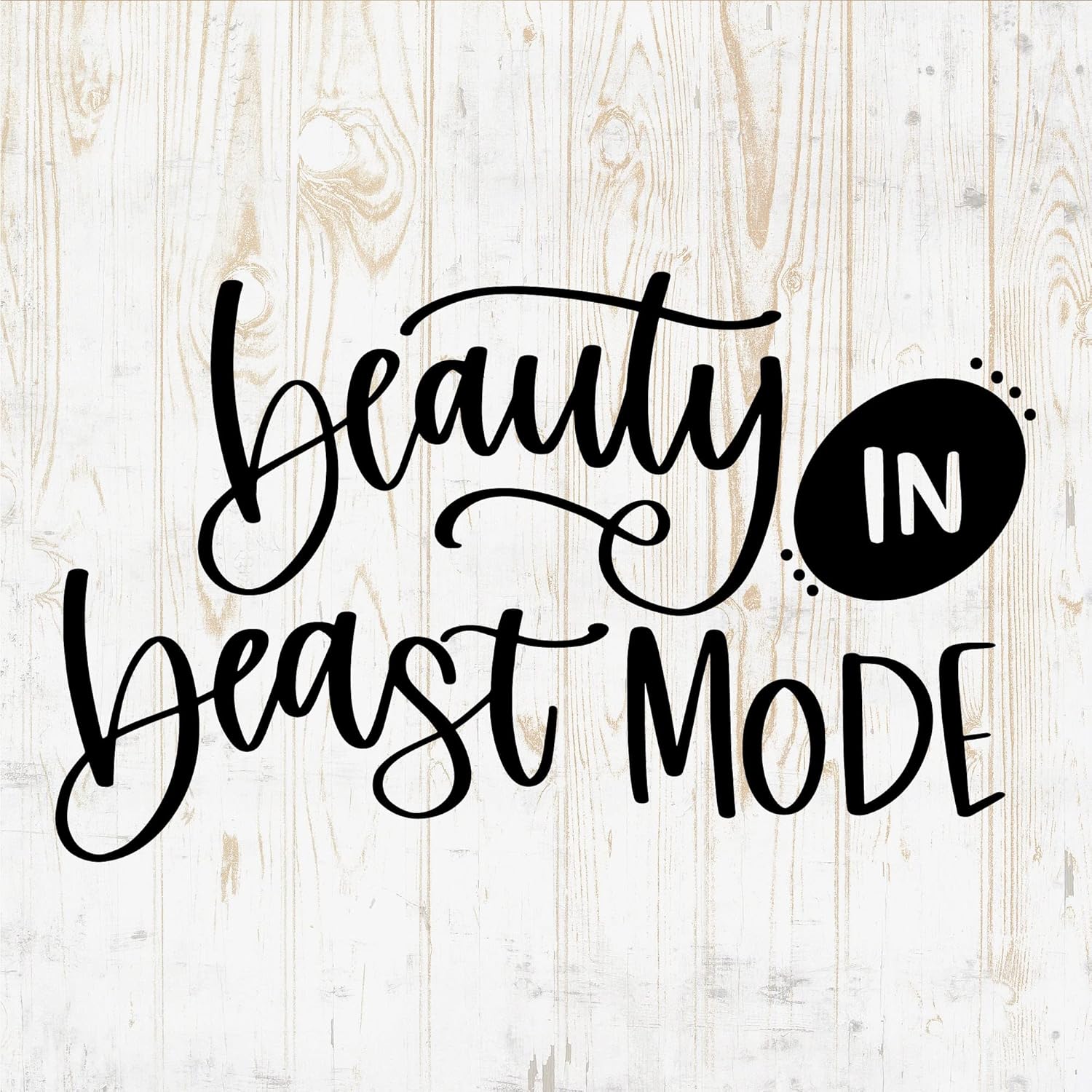 Amazon Com Beauty In Beast Mode Motivational Quotes Wall Decals Stickers Inspirational Sayings Decor For Home Room Bedroom Laptop Car Dwsv6551 Tools Home Improvement