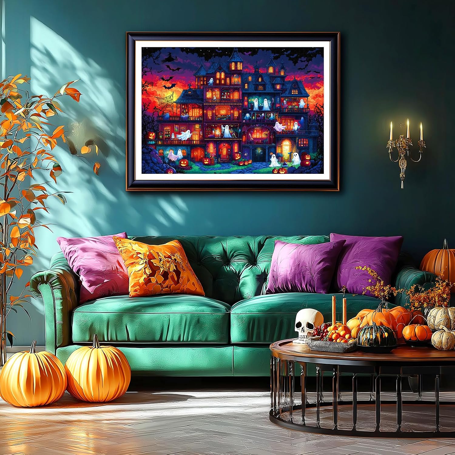 Blueforest Halloween Haunted Mansion Puzzles for Adults 1000 Pieces image 4