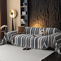 Vista 91 de VClife funda boho de sofá de felpilla para sofá seccional, funda antideslizante para sofá de 2 plazas, protector para mascotas con borlas, funda