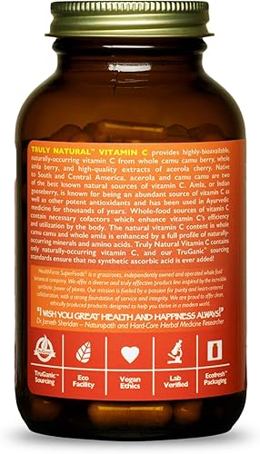Miniatura 3 de HEALTHFORCE SUPERFOODS Vitamina C verdaderamente natural, suplemento de apoyo inmunológico con bayas de Camu Camu, suplemento de vitamina C para la