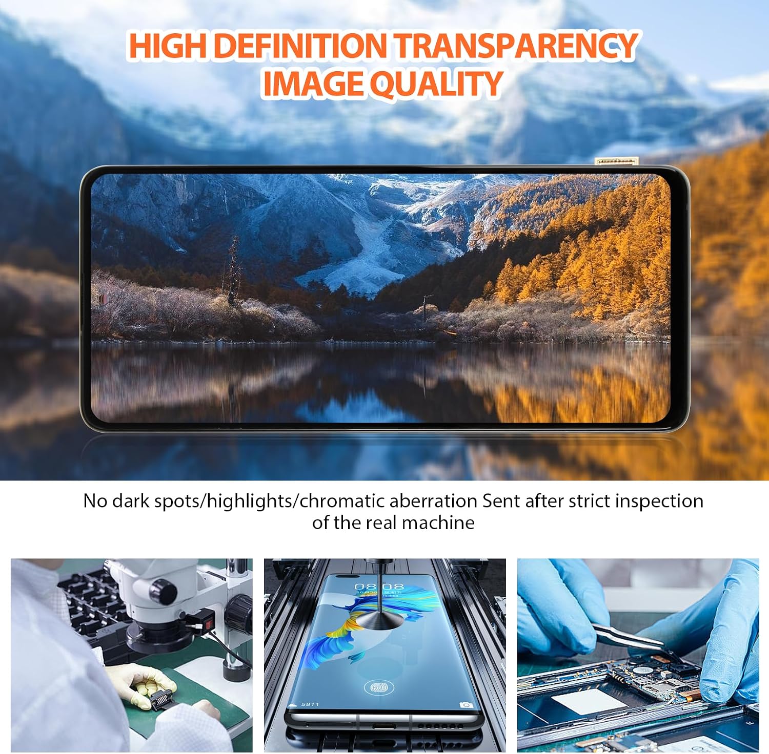 OLED Screen For Samsung Galaxy A51 5G Screen Replacement For Samsung A51 5G LCD Screen SM-A516F Touch Display Digitizer Assembly Repair Parts With Frame(Black With Fingerprint Function,Not Fit A51 4G)