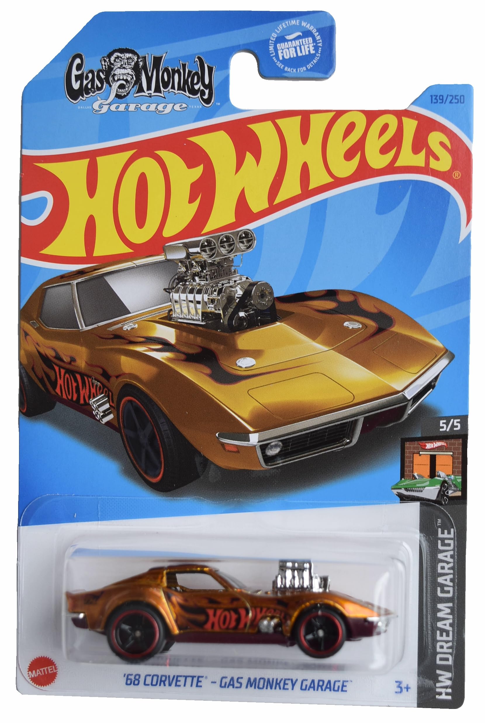 アニメ collector's garage Amazon.com: Hot Wheels Super Treasure Hunt '68 Corvette Gas Monkey