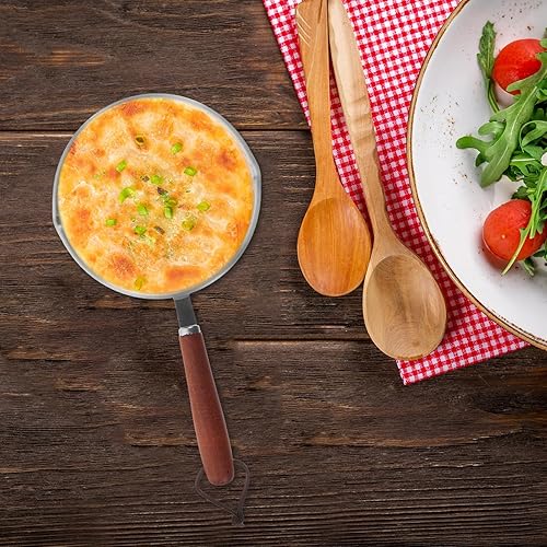 Miniatura 9 de SHERCHPRY Mini sartén de huevos, sartén antiadherente para tortillas, sartén redonda de acero inoxidable, sartén de cocina con asa para inducción de