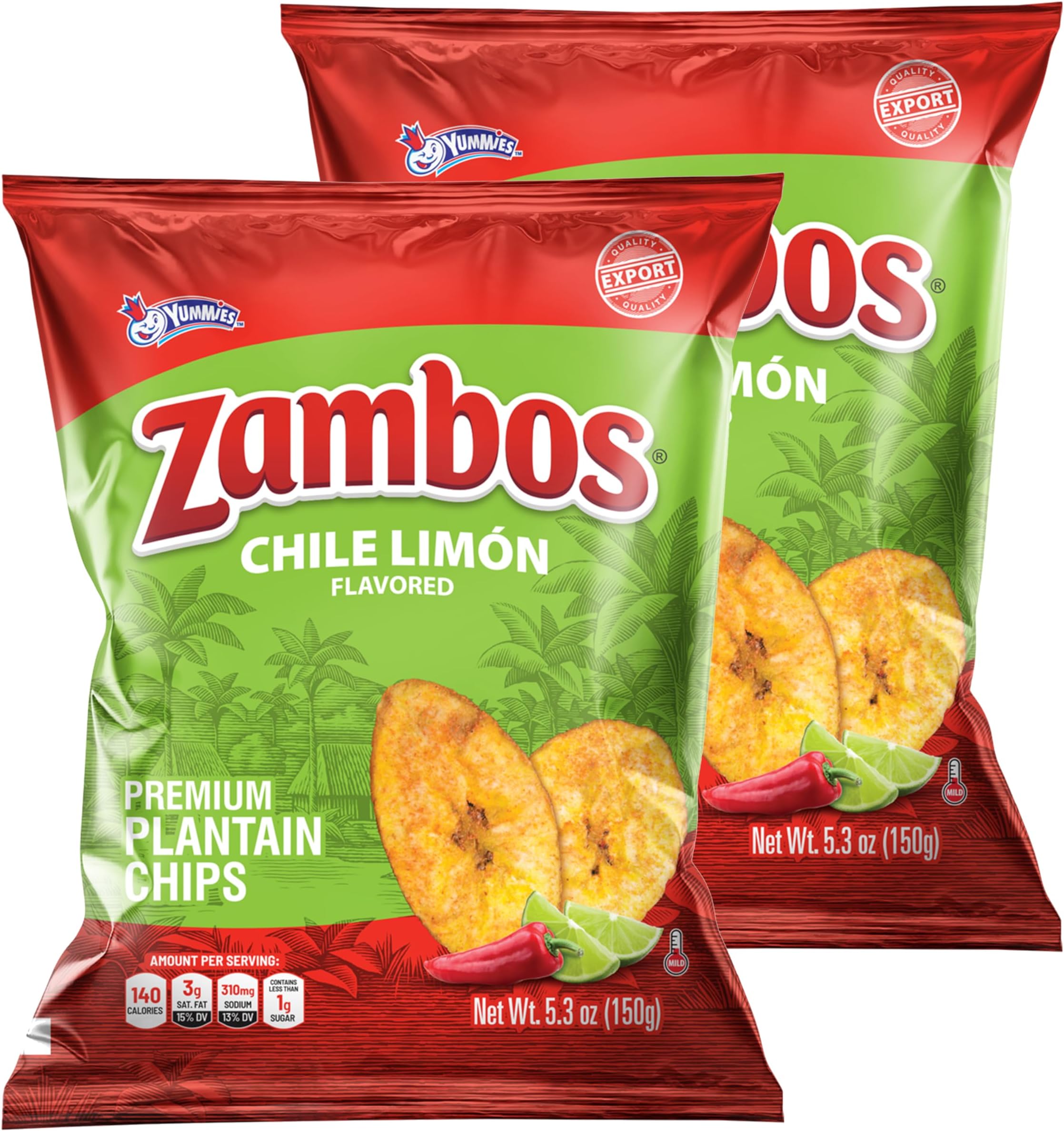 Plantain Chips, Chile Limon | Pack of 2