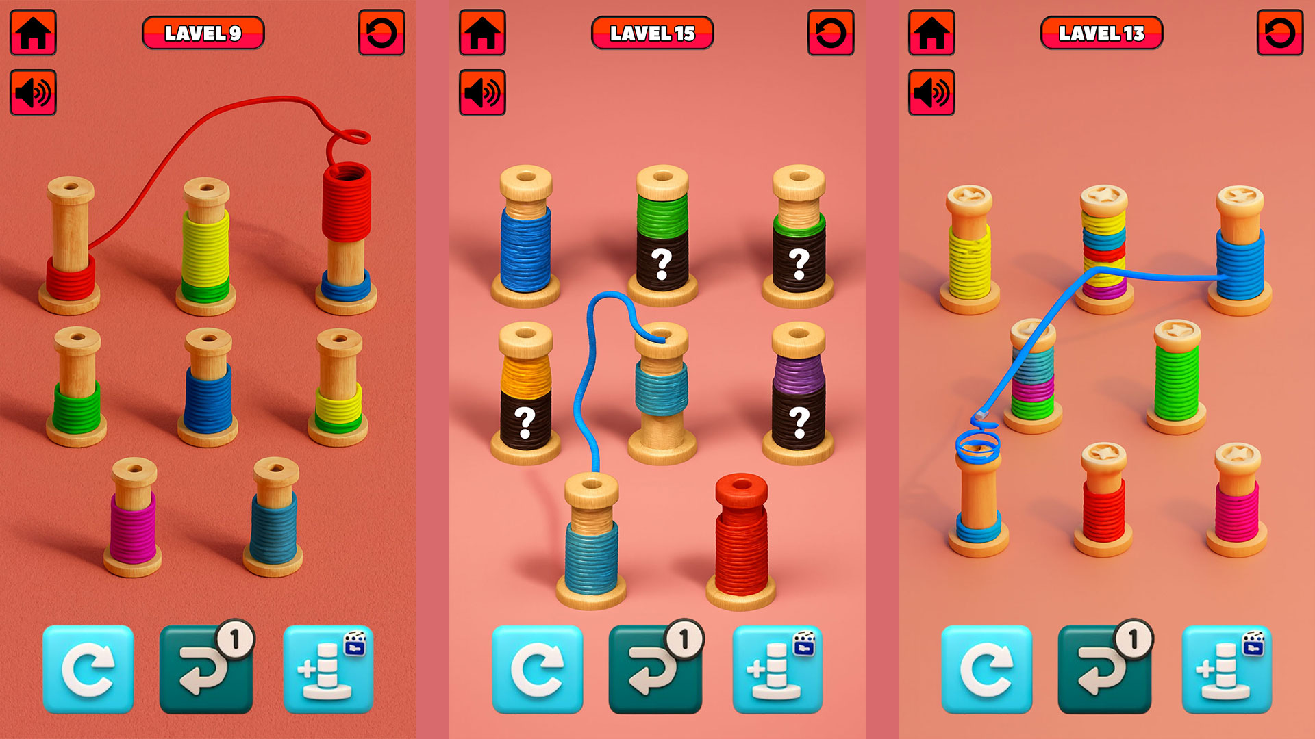 Sorting Rope Relaxing Rope Sort Game: Calm Color Sorting Puzzle - Aplicativo na ...