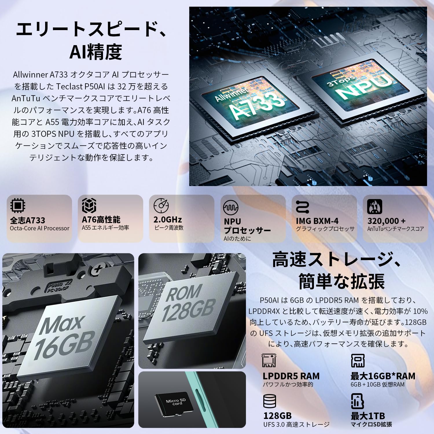 【R1626-99-289】Android 15 AI タブレット 11インチ 楽天市場】＼特大クーポン☆3000円OFF／【 Android15 搭載☆AI