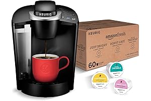 K-Classic Coffee Maker with AmazonFresh 60 Ct. Coffee Variety Pack, 3 Flavors