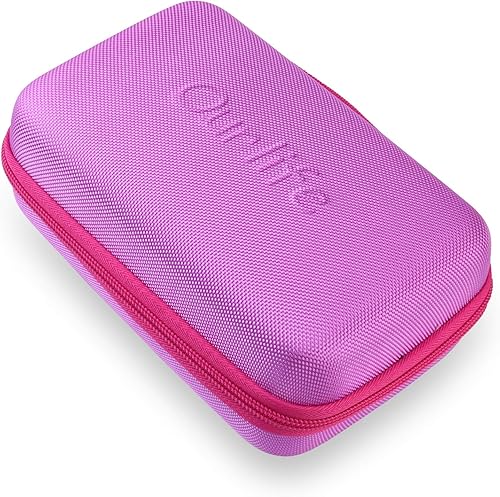 Miniatura 3 de Ourlife Bolsa rígida de viaje para cámaras digitales y de acción, accesorios para niños pequeños, color morado