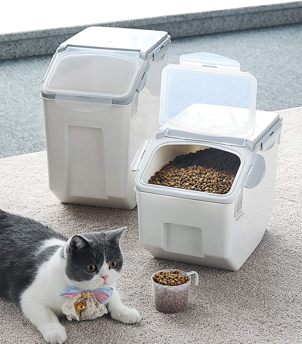 人気アイテム キャットフードストレージボックス コーラルピンク リッチェル a ペット グッズ 猫 キャット Richell kids