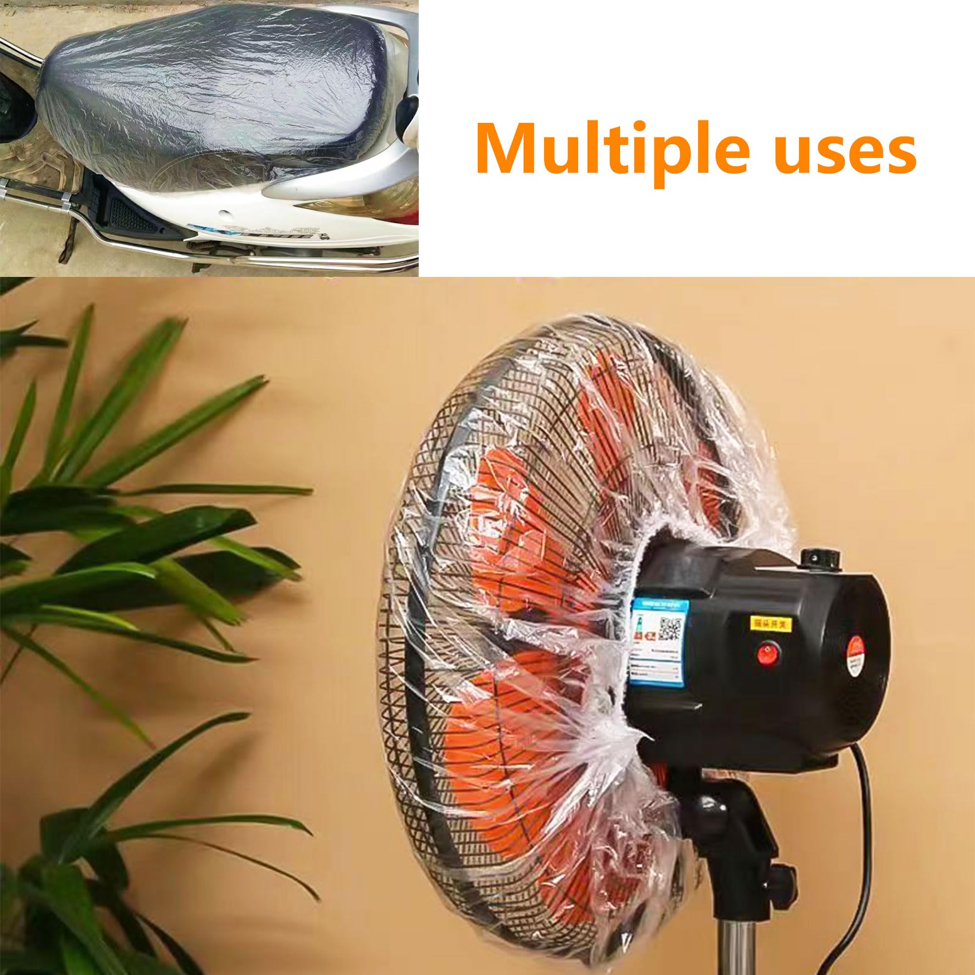 40 Stück Transparente Verdickte Staubschutzhüllen Ofenabdeckung Geräteabdeckungen Universelle Abdeckung Für Kleingeräte elastische Kleingeräte-Abdeckfolie für Toaster Backofen Mixer (A)