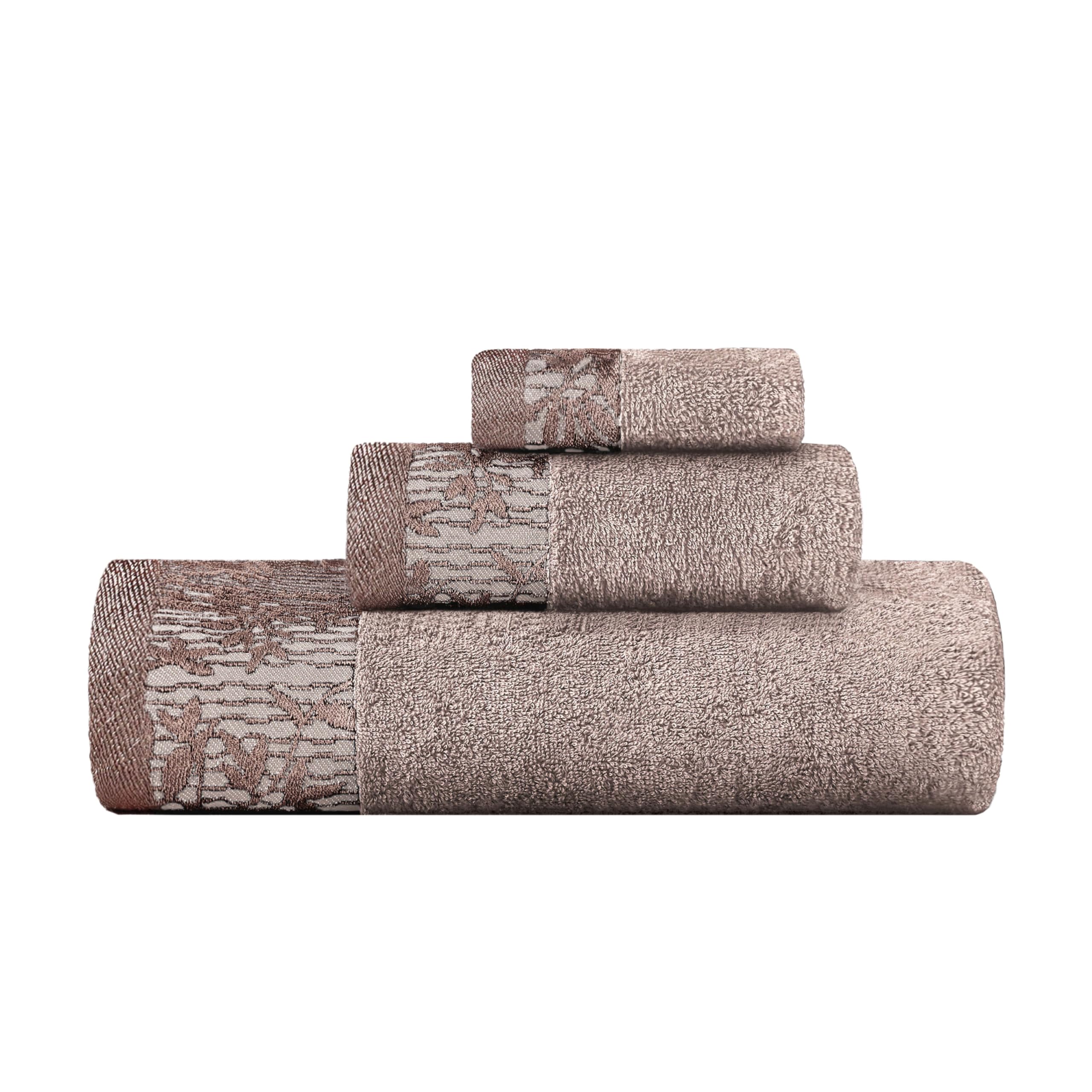 Superior Wisteria Collection 3-Piece Towel Set