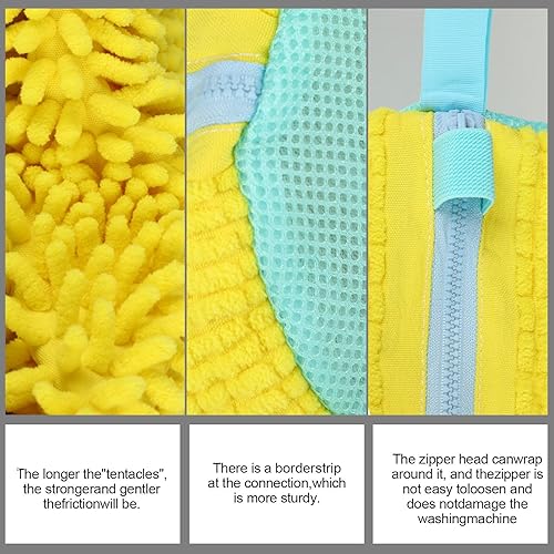 Miniatura 4 de Bolsa para lavadora de zapatos Sole suds Magic Bag Bolsa de lavandería para zapatos (2 piezas, amarillo)