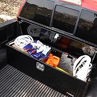 Vista 6 de FORWODE - Caja de herramientas de 48 pulgadas para cama de camión, de aluminio para camioneta, caja de herramientas para RV, cajas de herramientas