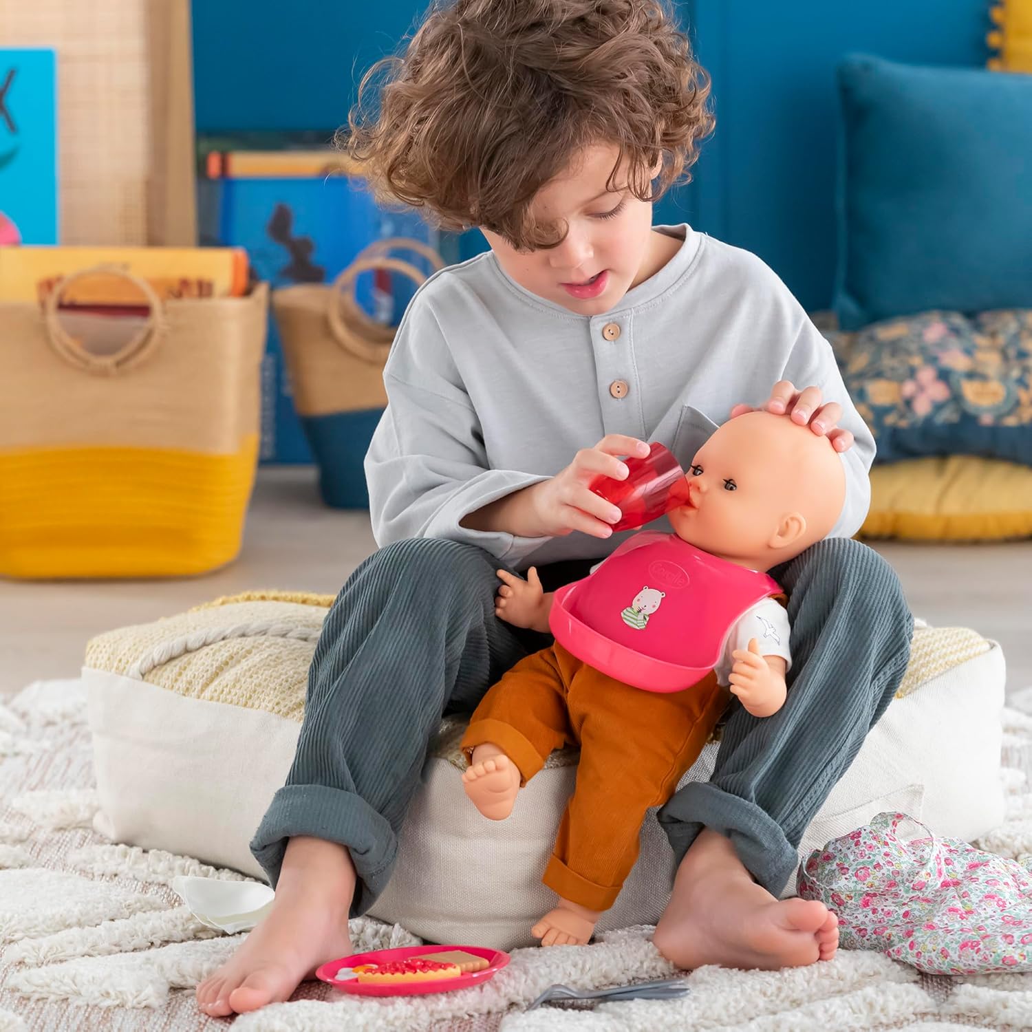 Corolle - Large Meal Box, 11 Accessories, for Doll 36 and 42 cm, from 2 Years, 9000141520