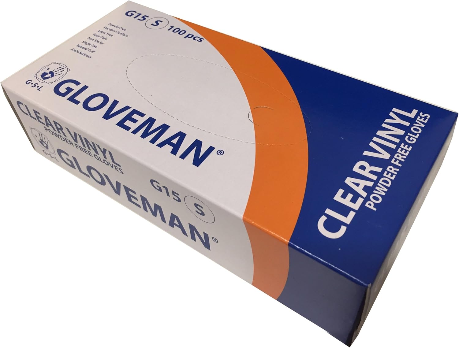 Red&White Co Gloveman Clear Vinyl Powder Free Gloves 100 pcs (SMALL) Amazon.co.uk DIY & Tools