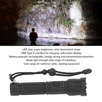 Amazon.co.jp: 充電式懐中電灯、LED 懐中電灯 8000LM 1500m 範囲