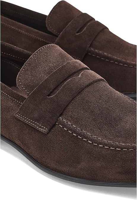 Bruno Magli Men's Lastra Unlined Loafers, Leather Slip-On Dress Shoes