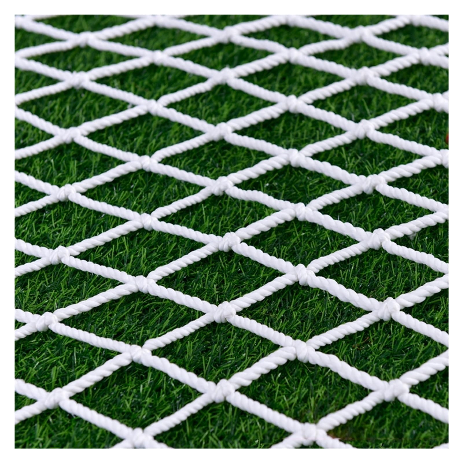 Nylon-Sicherheitsnetz für Outdoor-Sportarten – 2 x 4 m, UV-beständig, ideal für Freizeitaktivitäten, Garten, Spielplatz und Sicherheitsbarrieren.