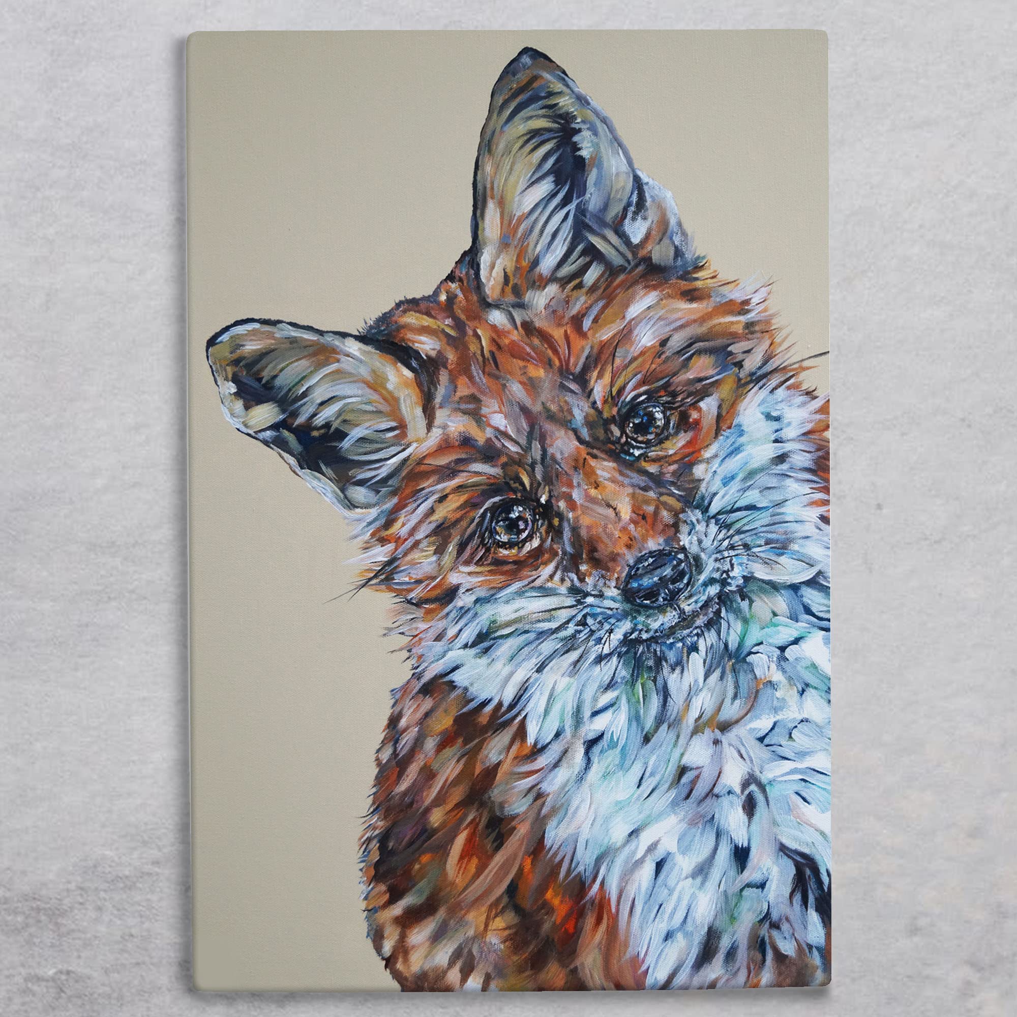 What Chicken Artwork by Sam Fenner on a Wall Hanging Ceramic Picture Tile