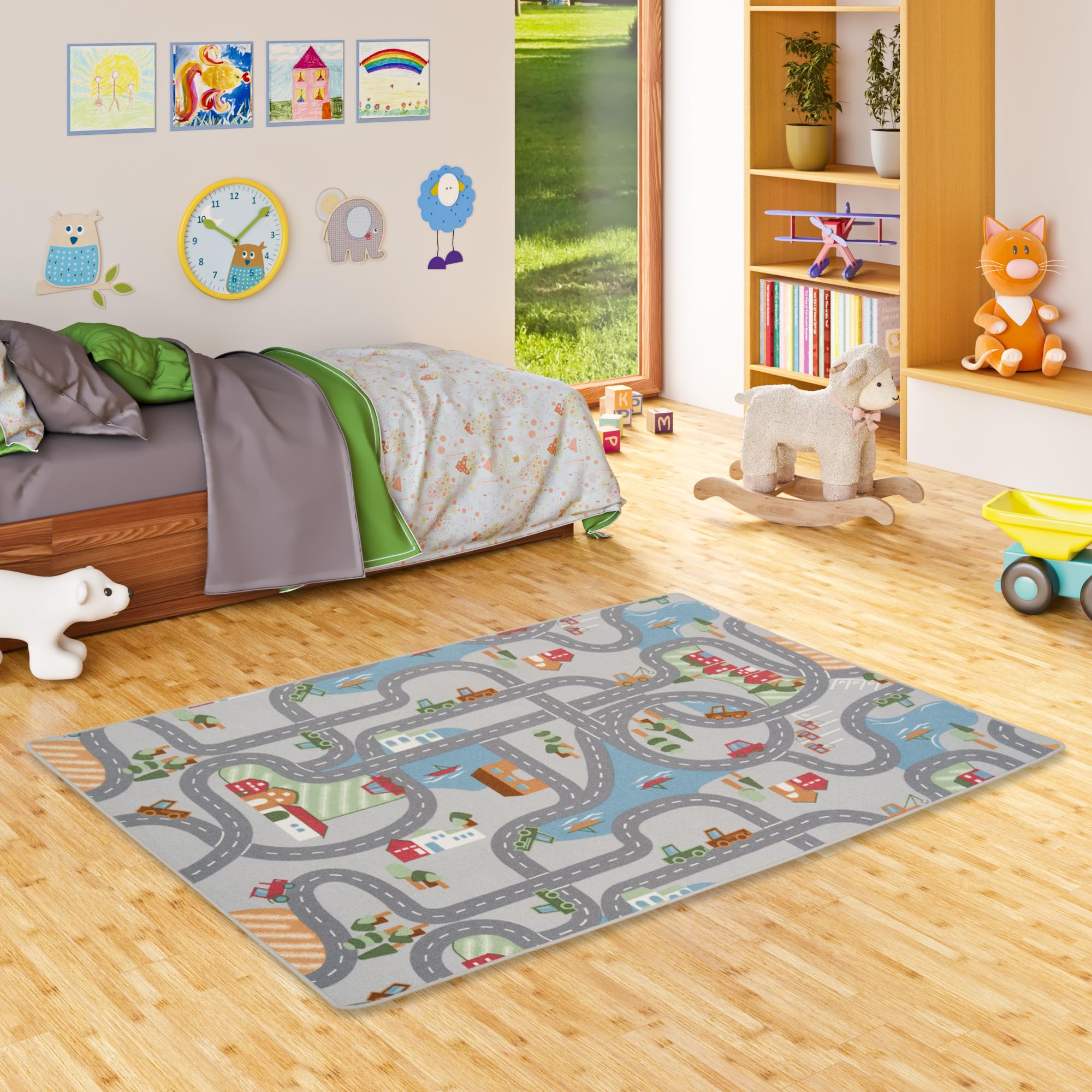 Snapstyle Kinder und Spielteppiche | Große Auswahl an Straßenteppichen | Pflegeleicht und Strapazierfähig für Kinderzimmer
