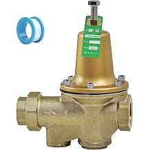 Upgraded LF25AUB-Z3 1" Water Pressure Reducing Valve, NPT Female Union x NPT Female Outlet, Adjustable 25-75 PSI, Maximum 300 psi, Polymer Seat