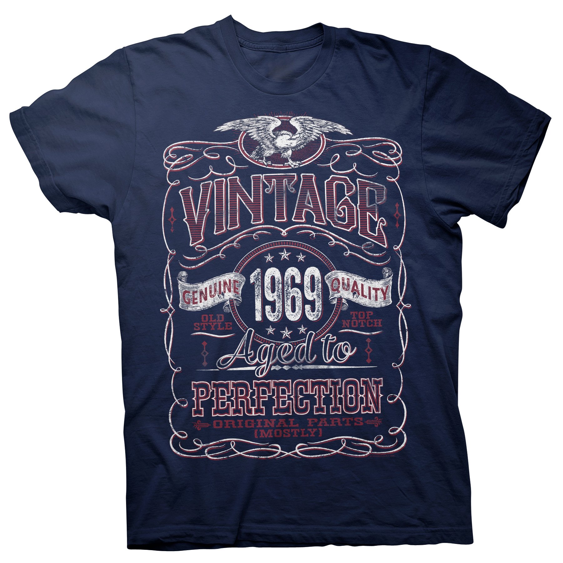 ShirtInvaders50th Birthday Shirt for Men - Vintage 1974 Aged to Perfection - 50th Birthday Gift
